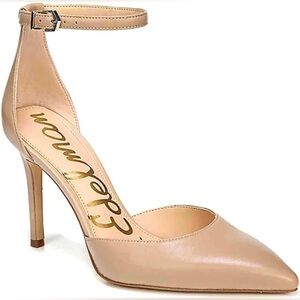 Sam Edelman Harlow Tan Leather Pumps